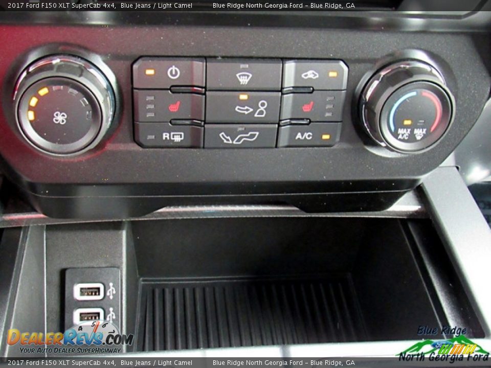 2017 Ford F150 XLT SuperCab 4x4 Blue Jeans / Light Camel Photo #21