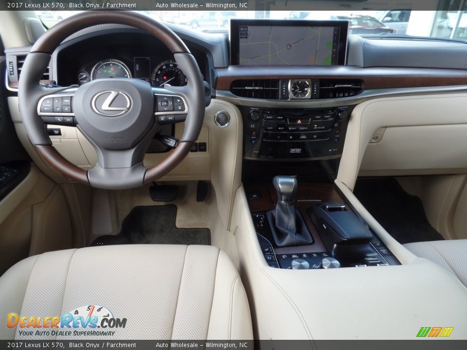 2017 Lexus LX 570 Black Onyx / Parchment Photo #15