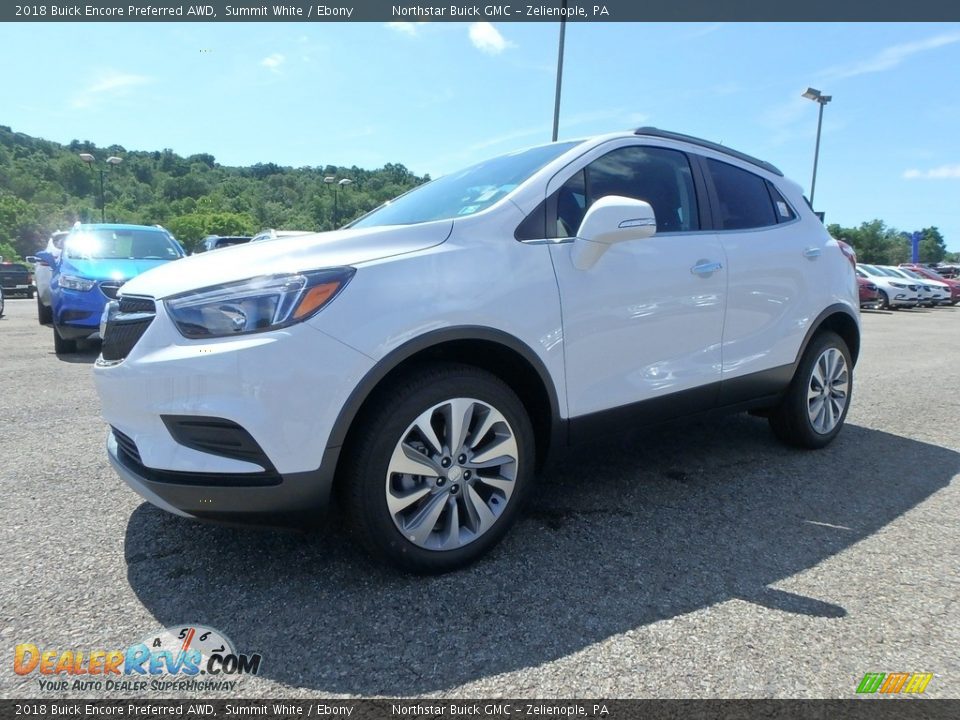2018 Buick Encore Preferred AWD Summit White / Ebony Photo #1
