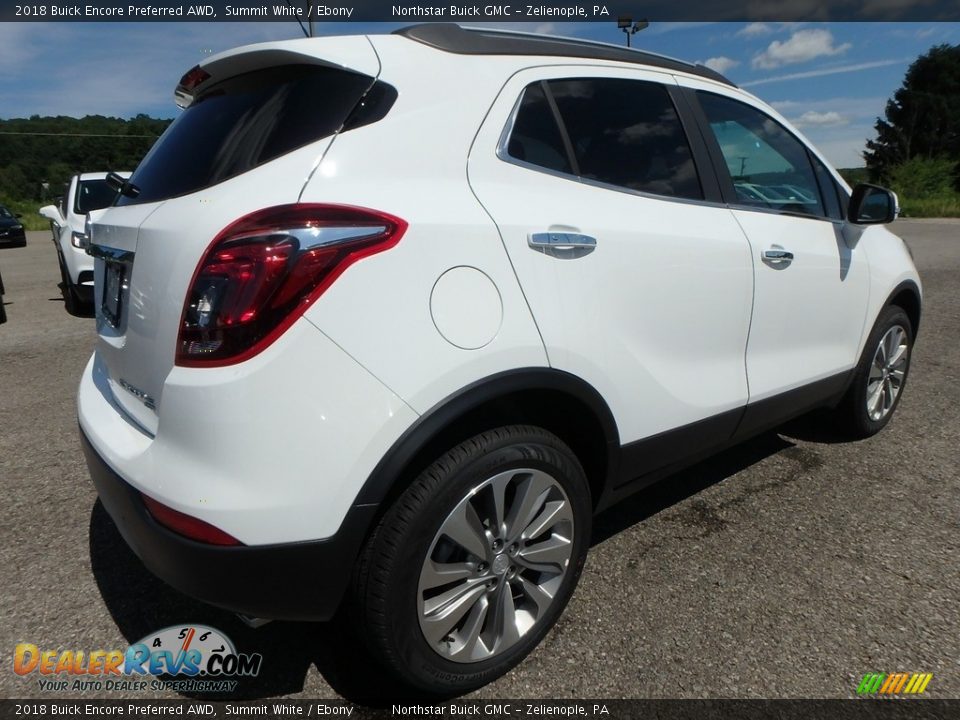2018 Buick Encore Preferred AWD Summit White / Ebony Photo #5