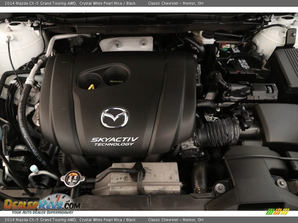 2014 Mazda CX-5 Grand Touring AWD Crystal White Pearl Mica / Black Photo #19
