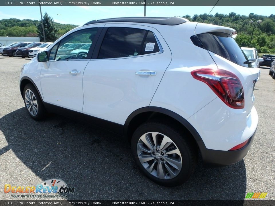 2018 Buick Encore Preferred AWD Summit White / Ebony Photo #8