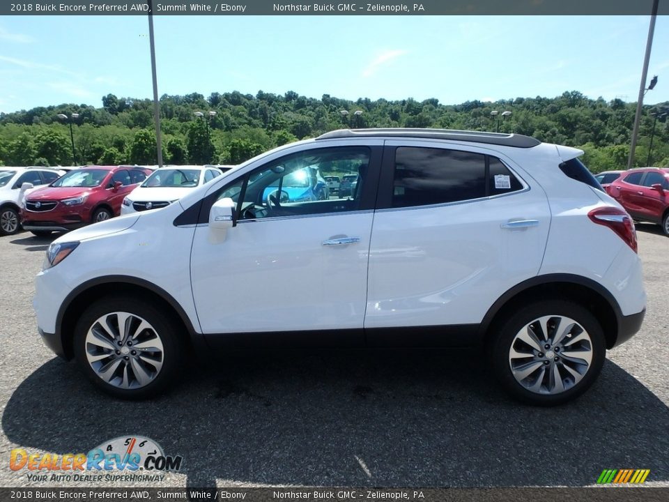 2018 Buick Encore Preferred AWD Summit White / Ebony Photo #9