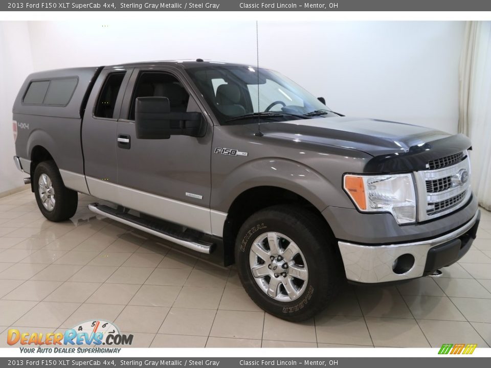 2013 Ford F150 XLT SuperCab 4x4 Sterling Gray Metallic / Steel Gray Photo #1