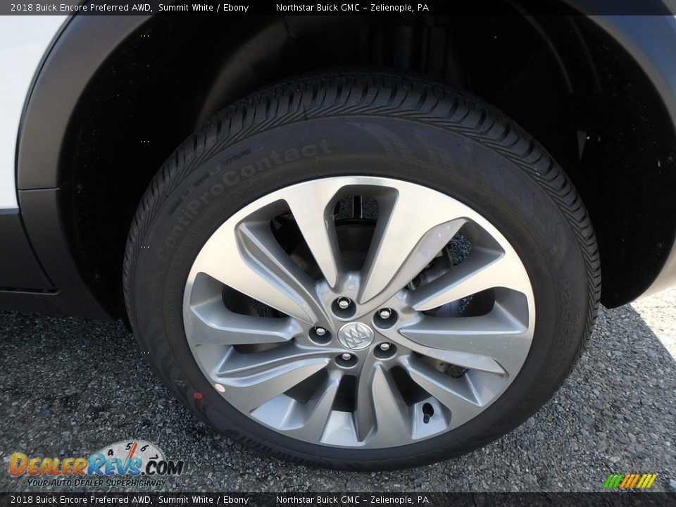 2018 Buick Encore Preferred AWD Summit White / Ebony Photo #10