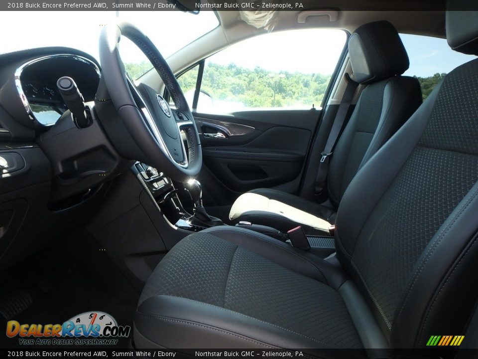 2018 Buick Encore Preferred AWD Summit White / Ebony Photo #11