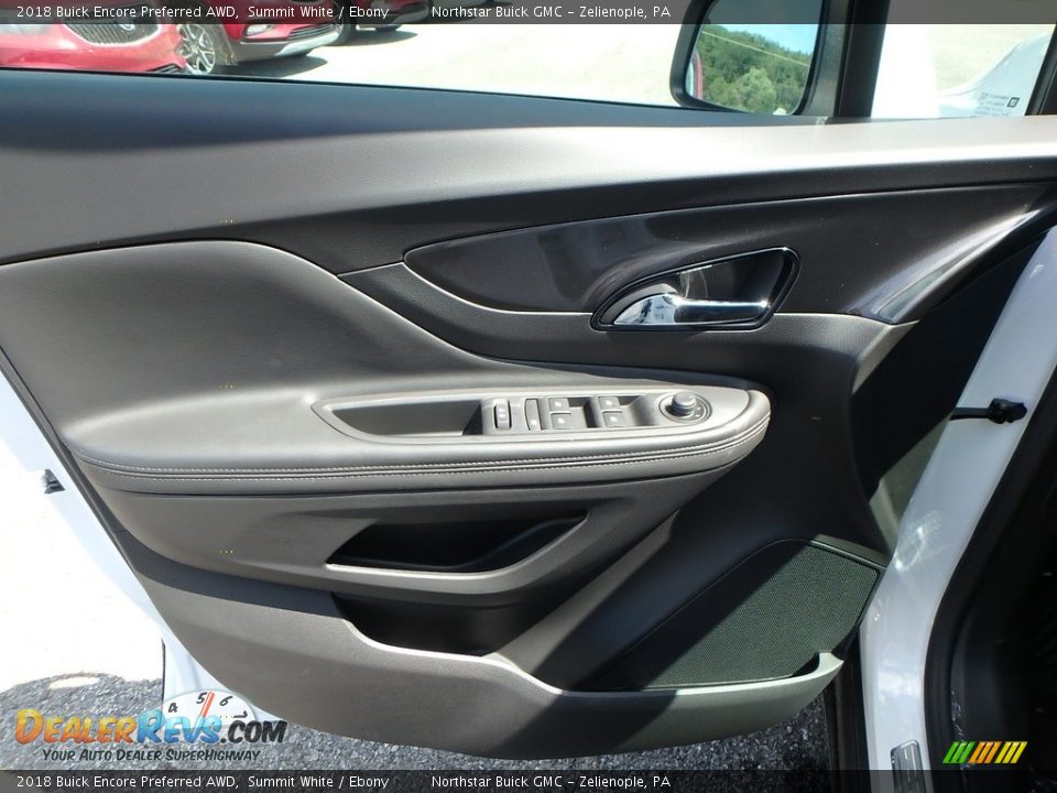 2018 Buick Encore Preferred AWD Summit White / Ebony Photo #14