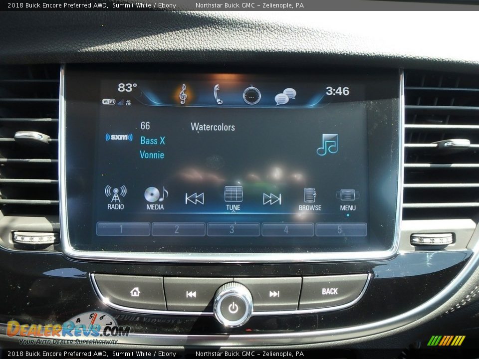 2018 Buick Encore Preferred AWD Summit White / Ebony Photo #18