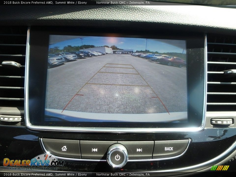 2018 Buick Encore Preferred AWD Summit White / Ebony Photo #19