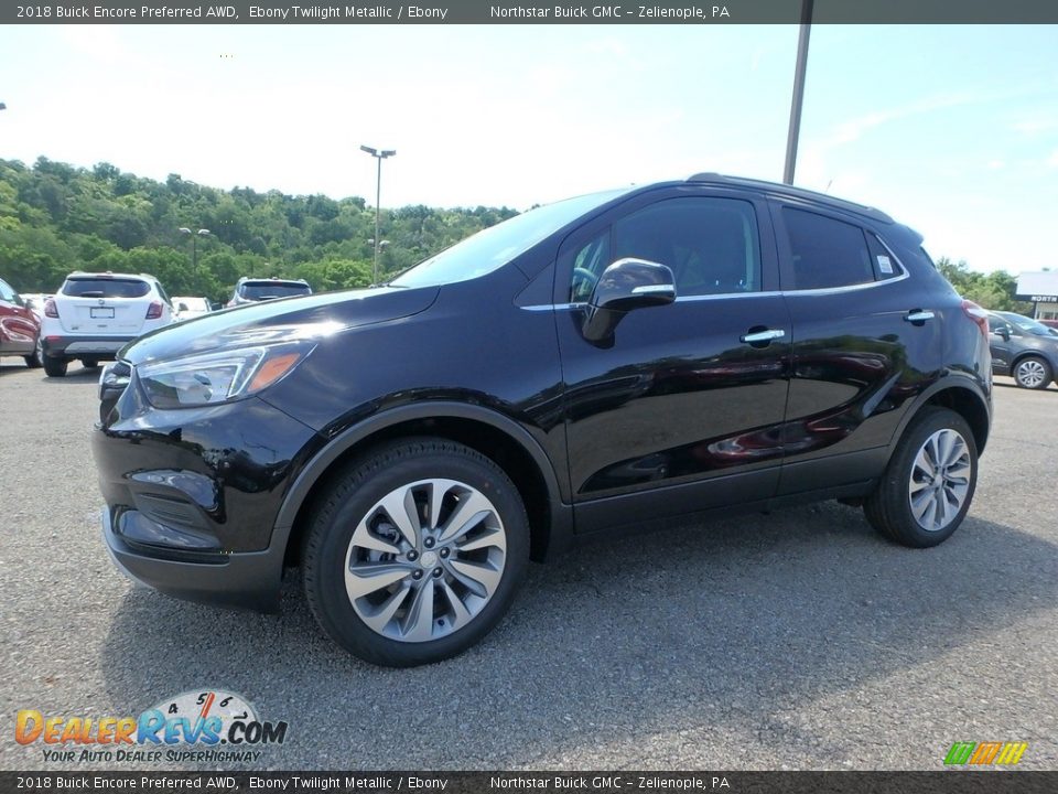 2018 Buick Encore Preferred AWD Ebony Twilight Metallic / Ebony Photo #1