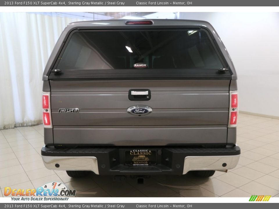 2013 Ford F150 XLT SuperCab 4x4 Sterling Gray Metallic / Steel Gray Photo #18
