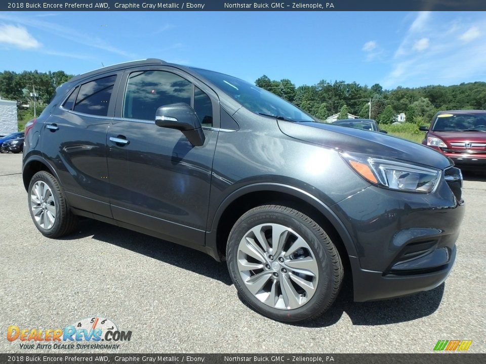 2018 Buick Encore Preferred AWD Graphite Gray Metallic / Ebony Photo #3