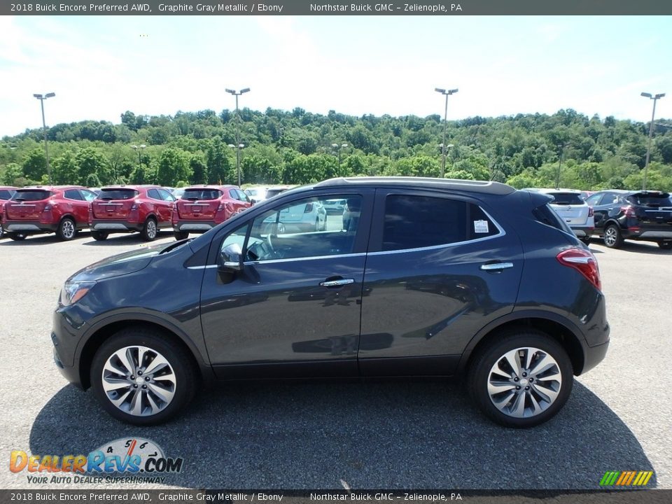 2018 Buick Encore Preferred AWD Graphite Gray Metallic / Ebony Photo #9