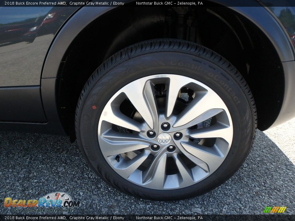 2018 Buick Encore Preferred AWD Graphite Gray Metallic / Ebony Photo #10