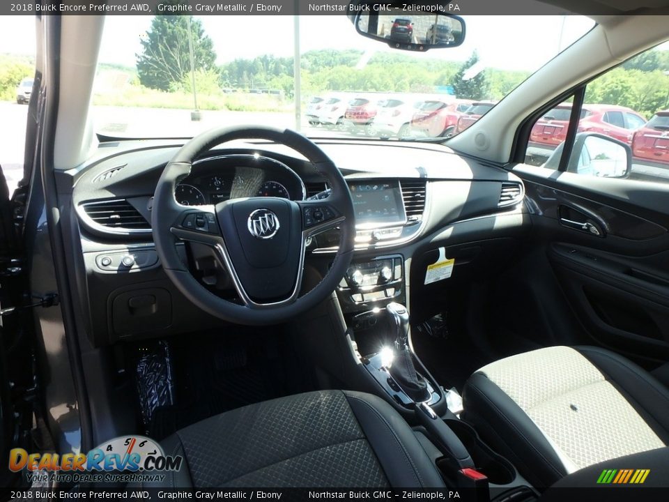 2018 Buick Encore Preferred AWD Graphite Gray Metallic / Ebony Photo #13