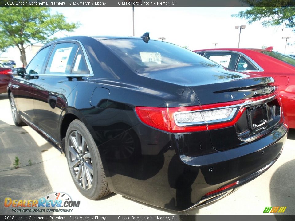 2018 Lincoln Continental Premiere Black Velvet / Ebony Photo #3