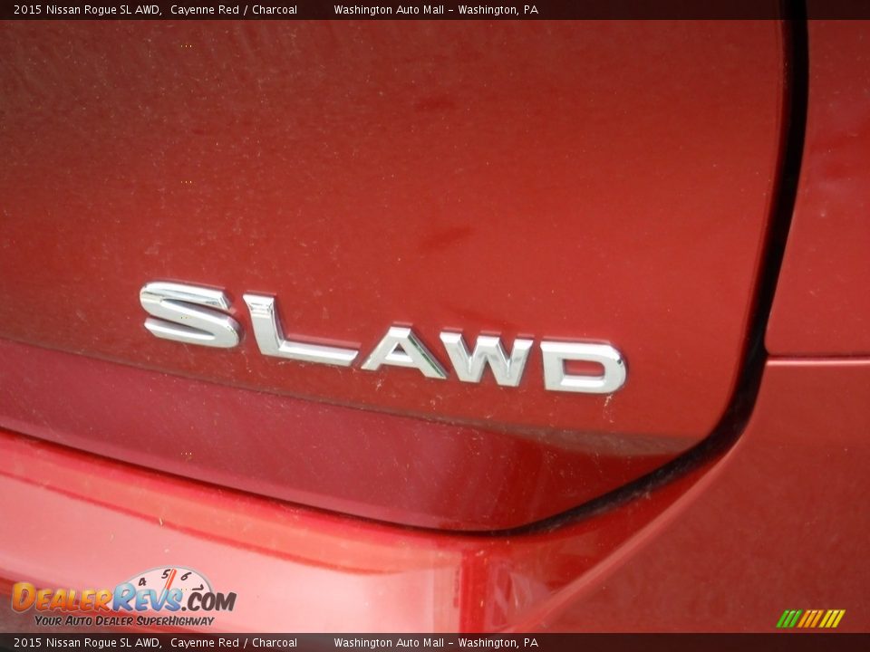 2015 Nissan Rogue SL AWD Cayenne Red / Charcoal Photo #9