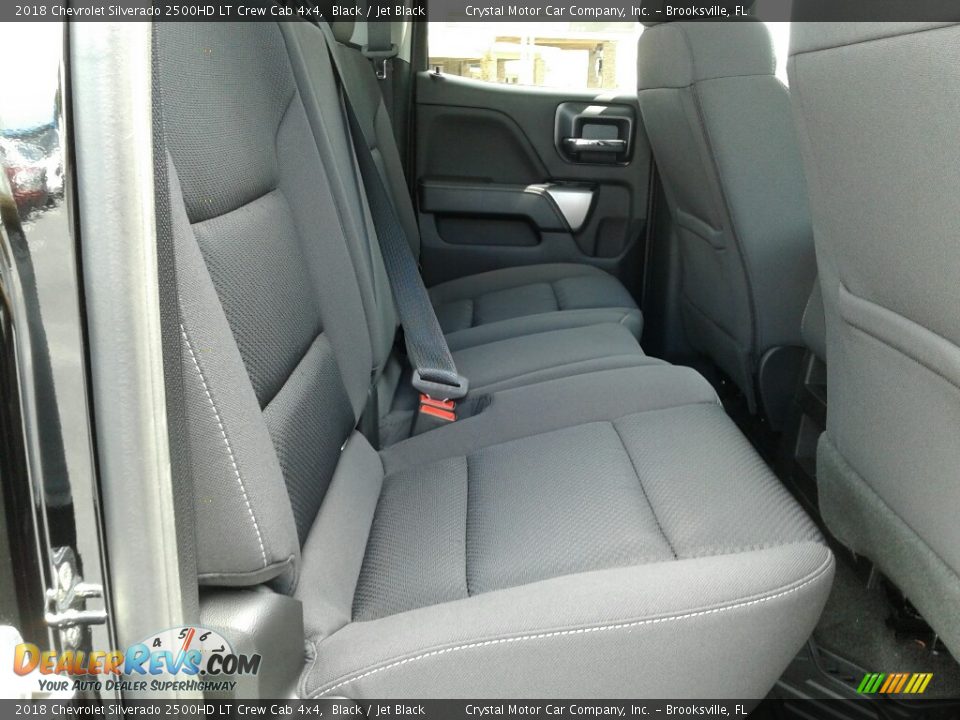 2018 Chevrolet Silverado 2500HD LT Crew Cab 4x4 Black / Jet Black Photo #11