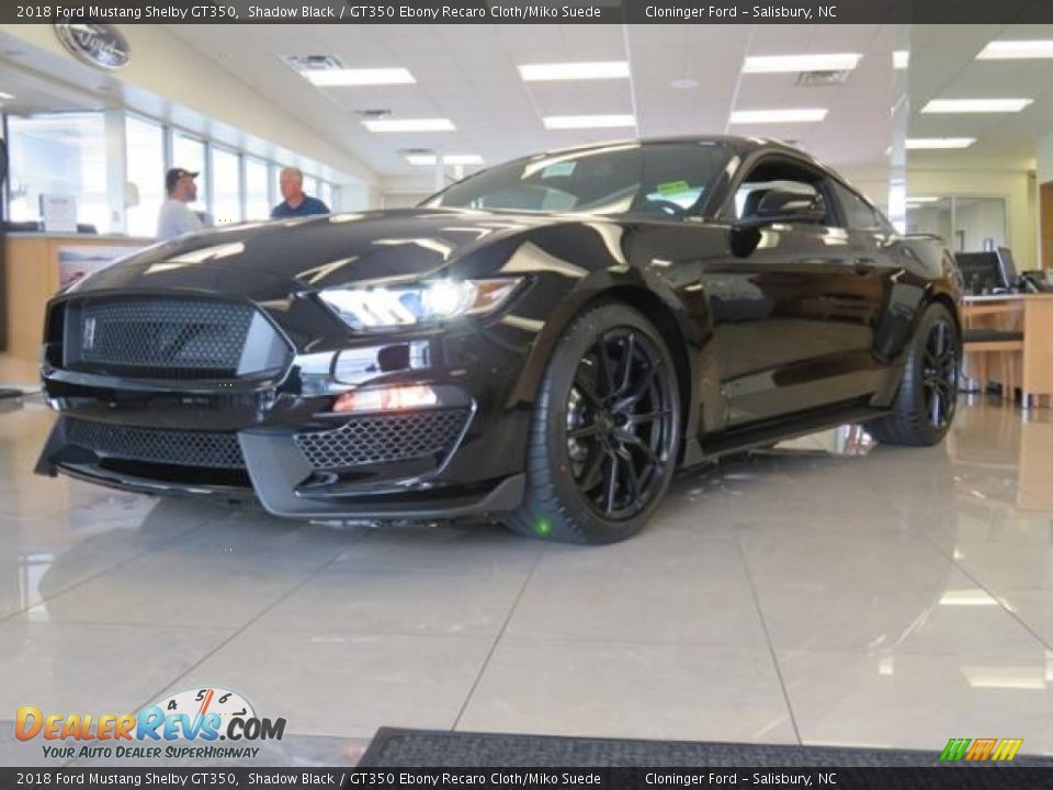 2018 Ford Mustang Shelby GT350 Shadow Black / GT350 Ebony Recaro Cloth/Miko Suede Photo #3