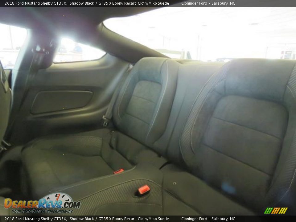 2018 Ford Mustang Shelby GT350 Shadow Black / GT350 Ebony Recaro Cloth/Miko Suede Photo #6