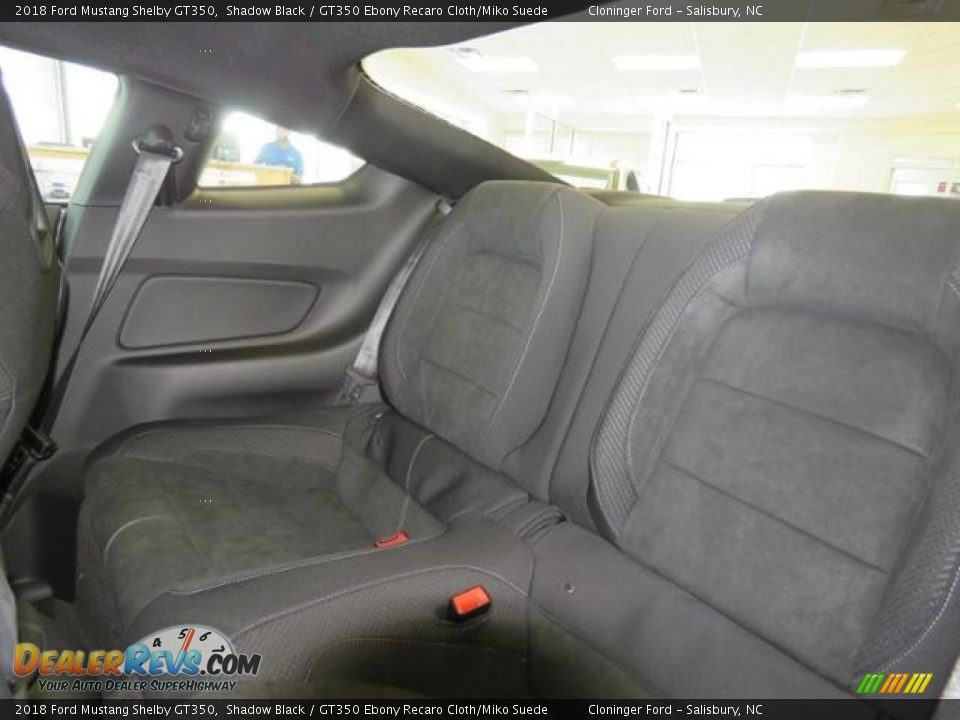 Rear Seat of 2018 Ford Mustang Shelby GT350 Photo #7