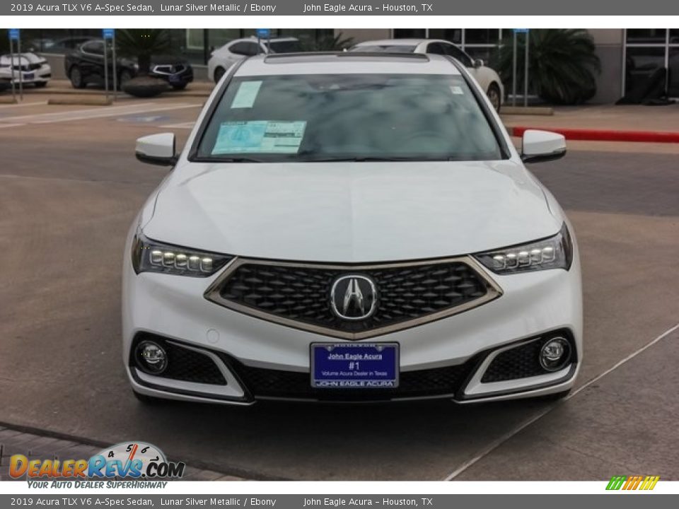 2019 Acura TLX V6 A-Spec Sedan Lunar Silver Metallic / Ebony Photo #2