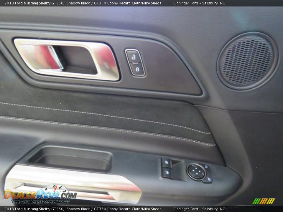 2018 Ford Mustang Shelby GT350 Shadow Black / GT350 Ebony Recaro Cloth/Miko Suede Photo #10