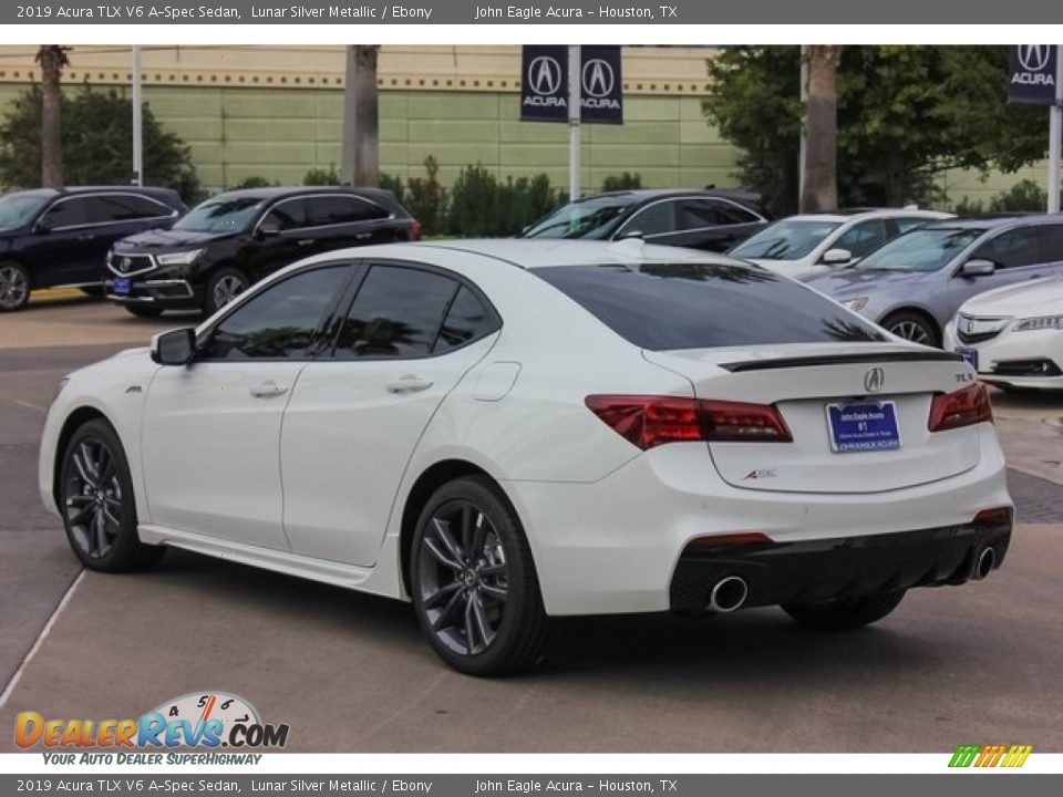 2019 Acura TLX V6 A-Spec Sedan Lunar Silver Metallic / Ebony Photo #5