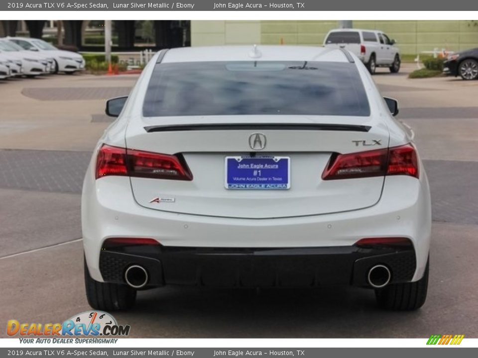 2019 Acura TLX V6 A-Spec Sedan Lunar Silver Metallic / Ebony Photo #6