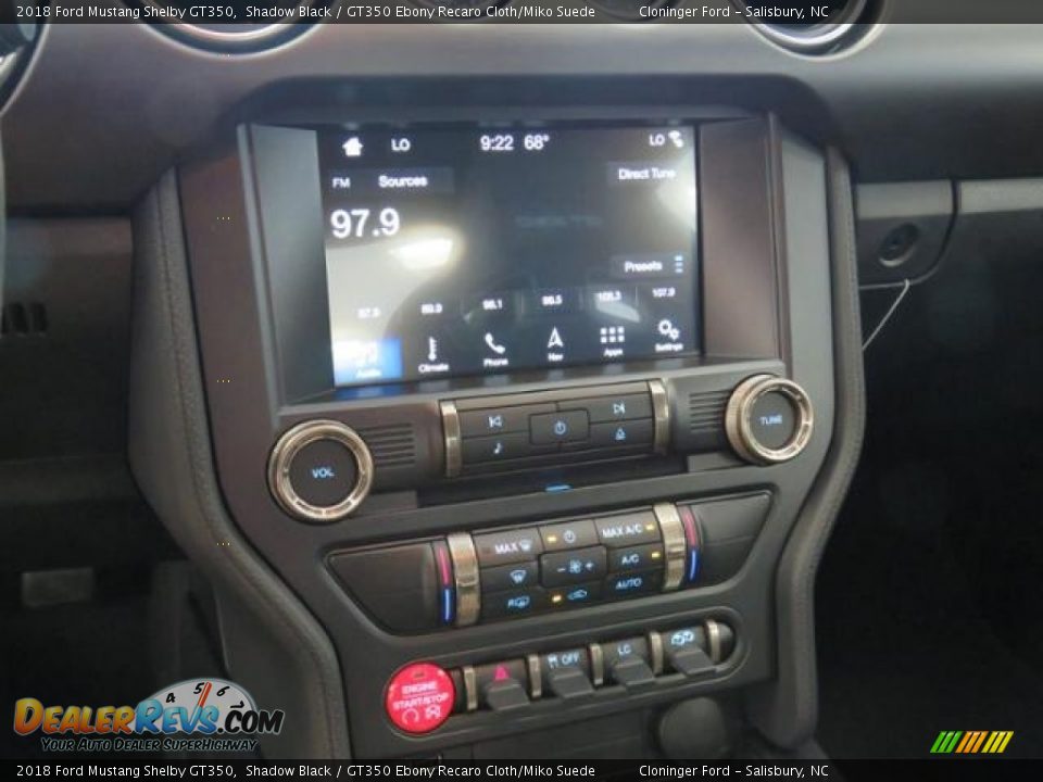 Controls of 2018 Ford Mustang Shelby GT350 Photo #13