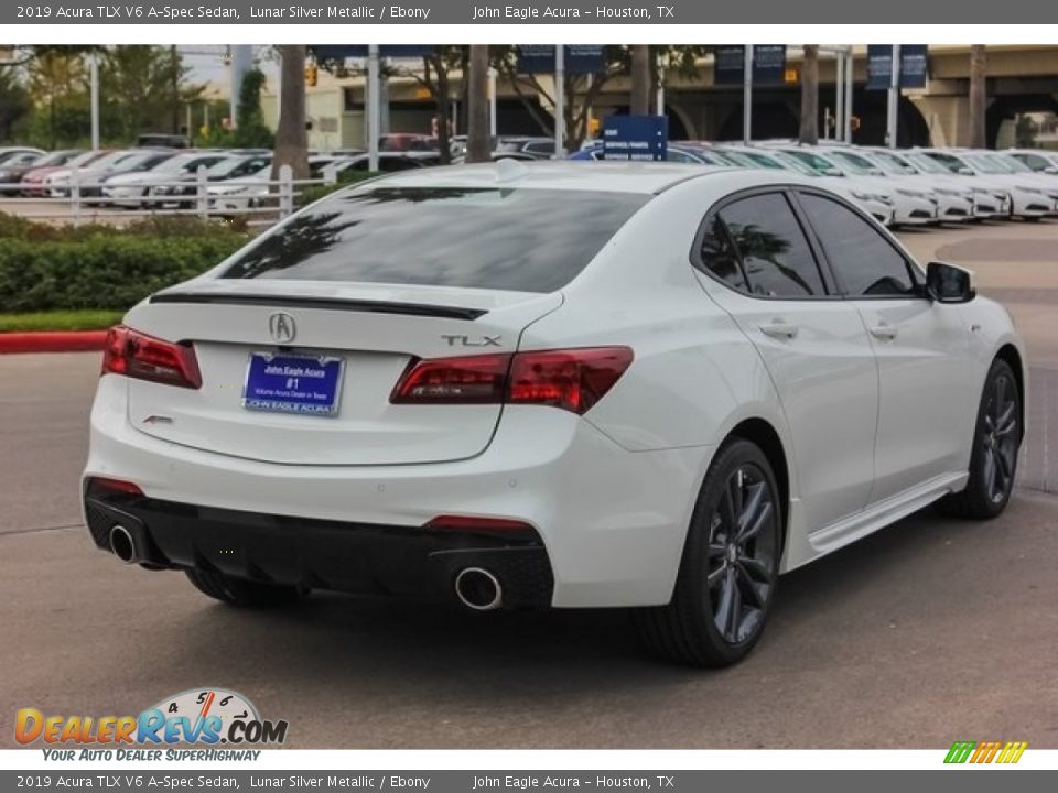 2019 Acura TLX V6 A-Spec Sedan Lunar Silver Metallic / Ebony Photo #7