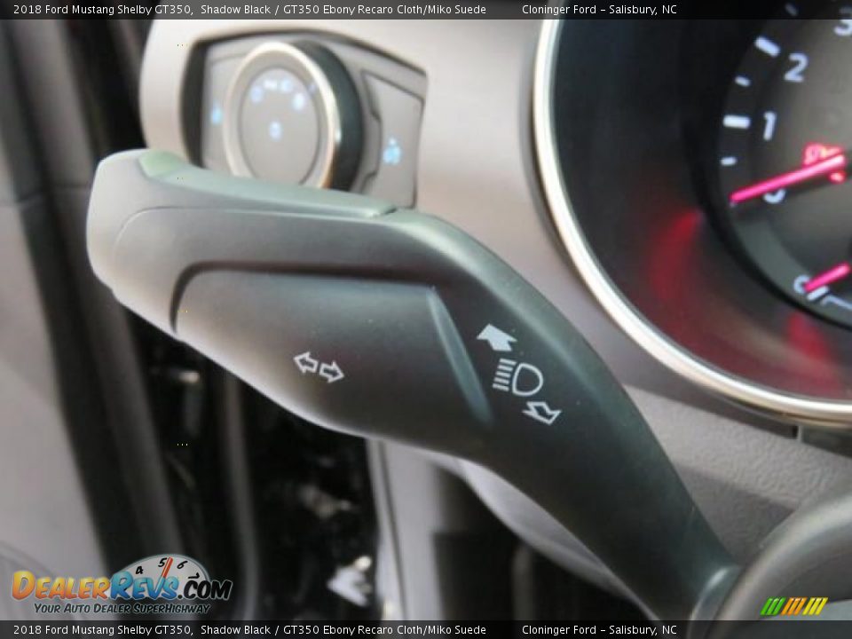 2018 Ford Mustang Shelby GT350 Shadow Black / GT350 Ebony Recaro Cloth/Miko Suede Photo #17