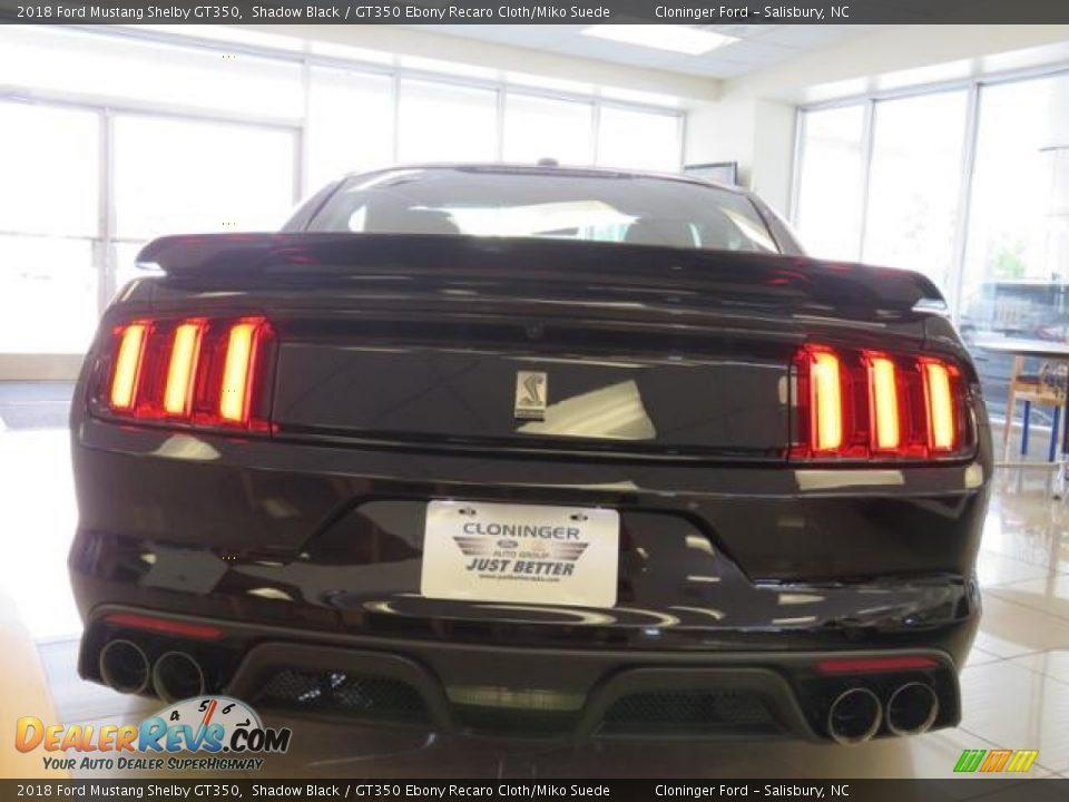 2018 Ford Mustang Shelby GT350 Shadow Black / GT350 Ebony Recaro Cloth/Miko Suede Photo #22