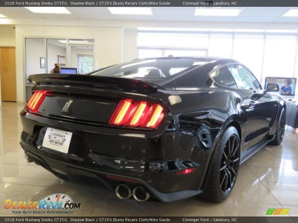 2018 Ford Mustang Shelby GT350 Shadow Black / GT350 Ebony Recaro Cloth/Miko Suede Photo #23