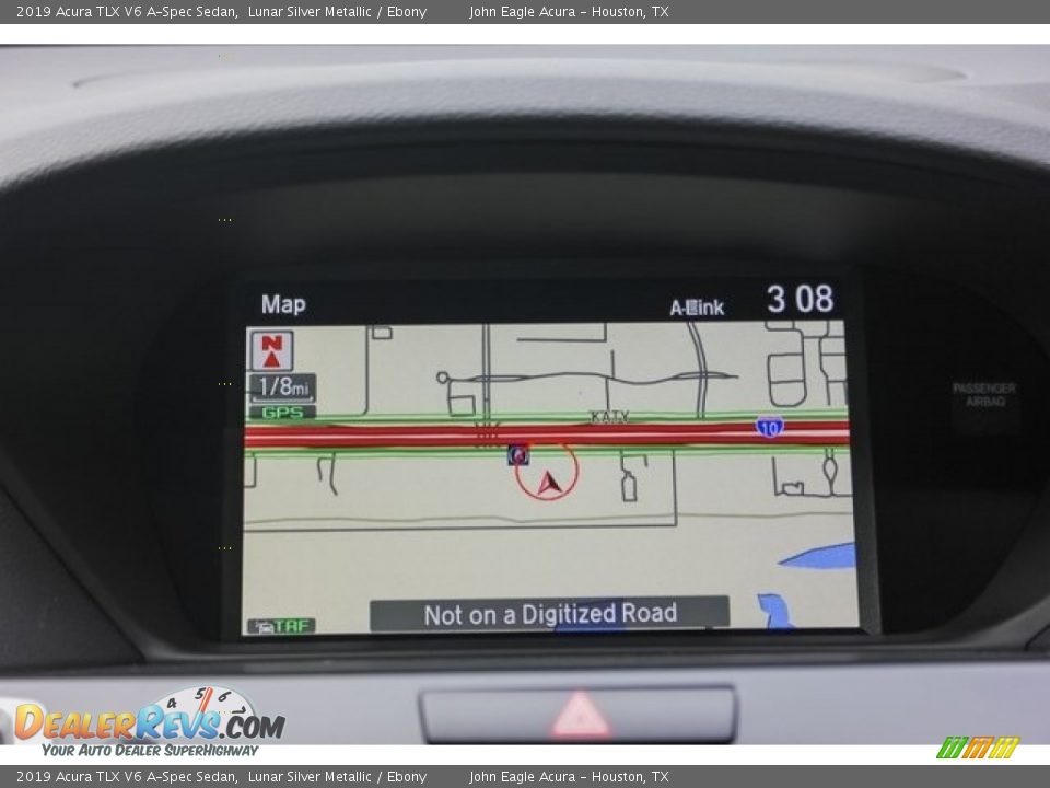 2019 Acura TLX V6 A-Spec Sedan Lunar Silver Metallic / Ebony Photo #28