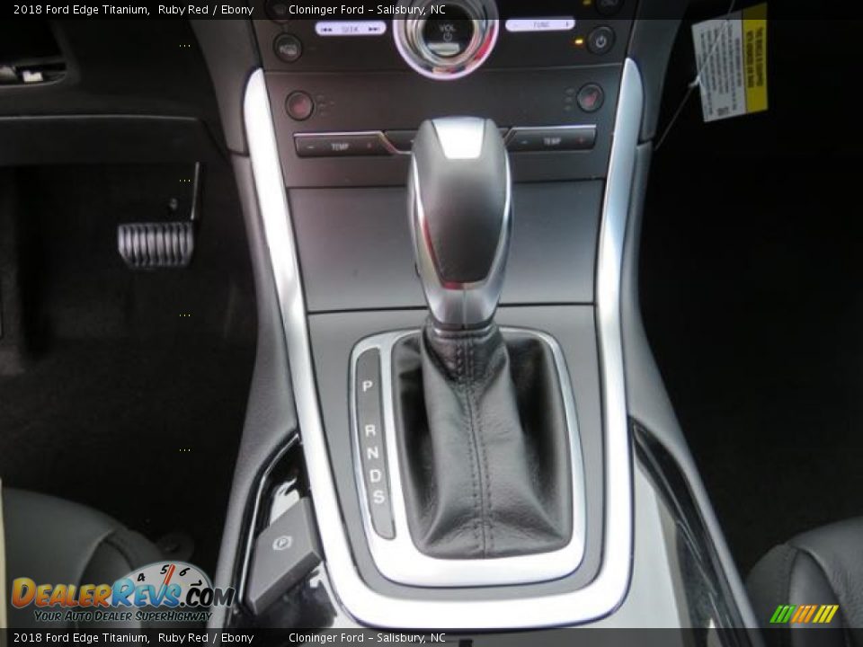 2018 Ford Edge Titanium Ruby Red / Ebony Photo #16