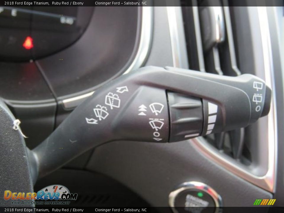 2018 Ford Edge Titanium Ruby Red / Ebony Photo #20