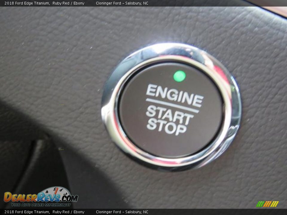 2018 Ford Edge Titanium Ruby Red / Ebony Photo #21