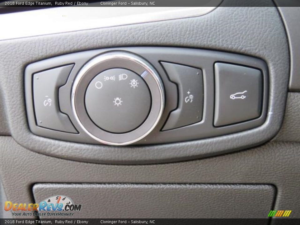 2018 Ford Edge Titanium Ruby Red / Ebony Photo #22