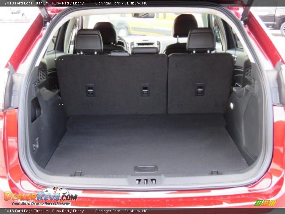 2018 Ford Edge Titanium Ruby Red / Ebony Photo #23