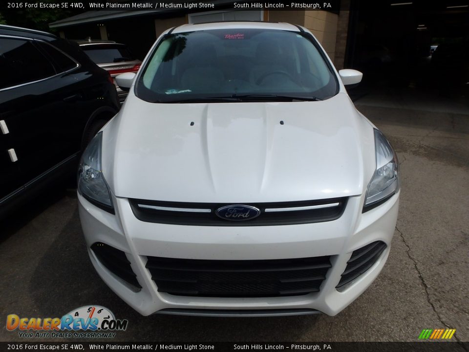 2016 Ford Escape SE 4WD White Platinum Metallic / Medium Light Stone Photo #5