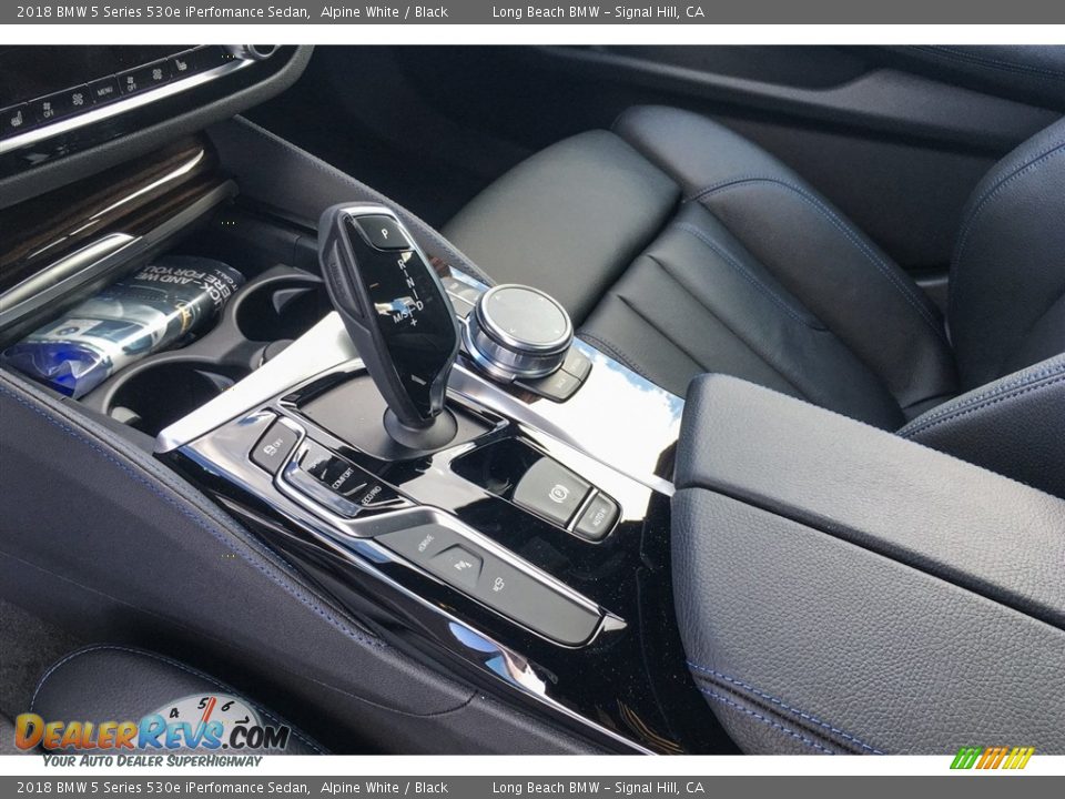 2018 BMW 5 Series 530e iPerfomance Sedan Alpine White / Black Photo #7