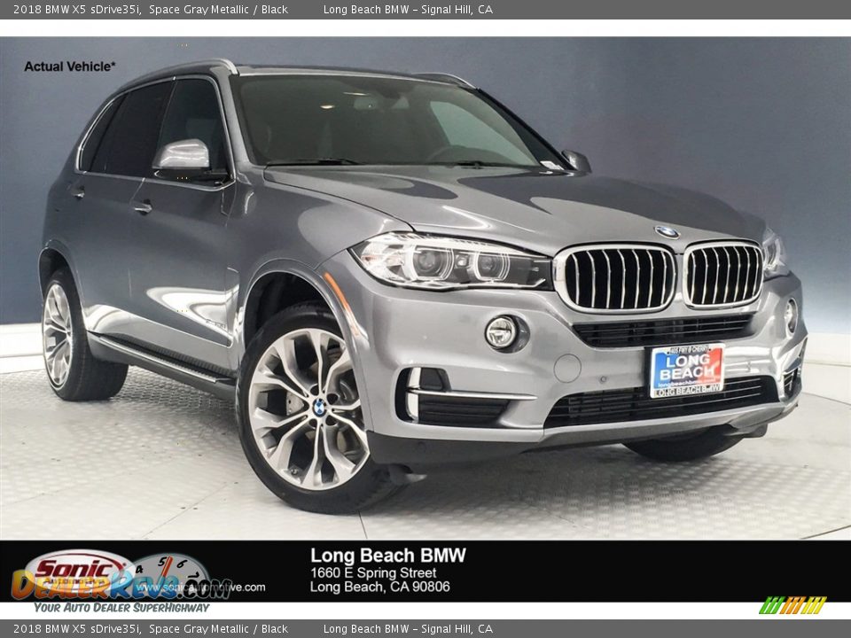 2018 BMW X5 sDrive35i Space Gray Metallic / Black Photo #1