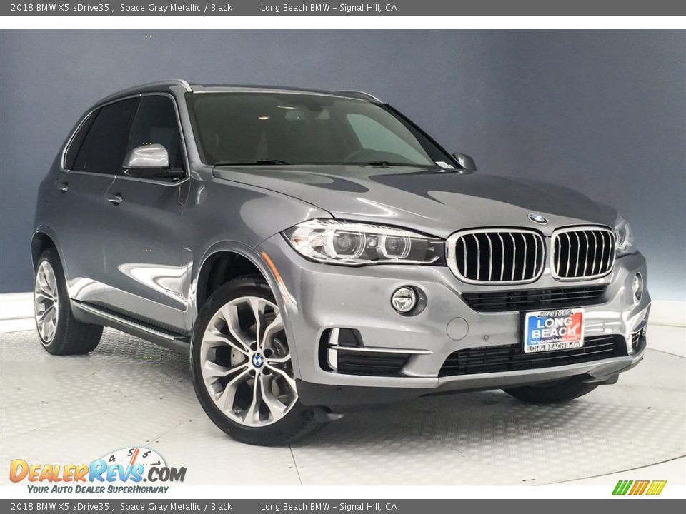 2018 BMW X5 sDrive35i Space Gray Metallic / Black Photo #12