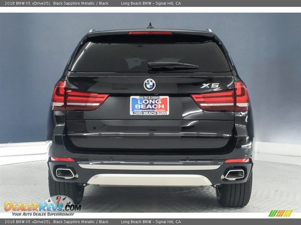 2018 BMW X5 xDrive35i Black Sapphire Metallic / Black Photo #4