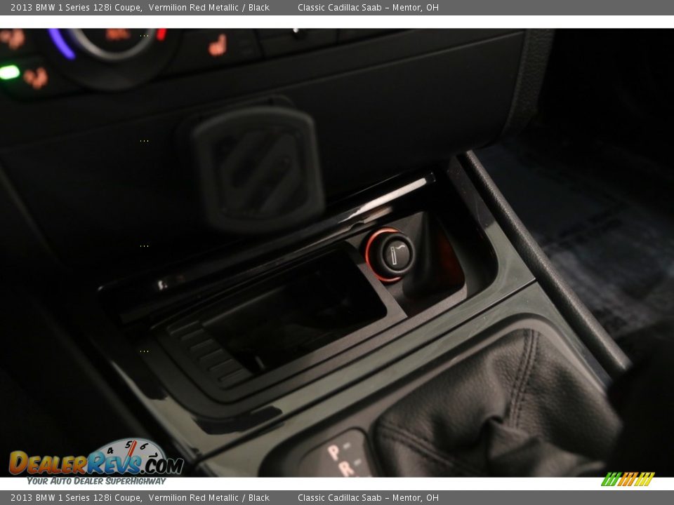 2013 BMW 1 Series 128i Coupe Vermilion Red Metallic / Black Photo #10