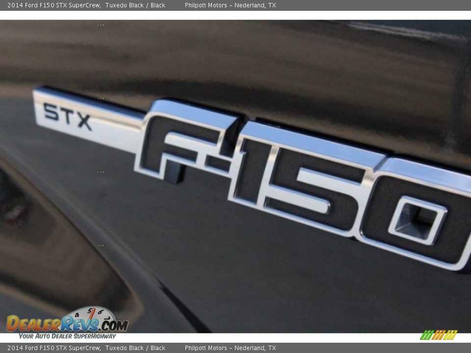 2014 Ford F150 STX SuperCrew Tuxedo Black / Black Photo #7