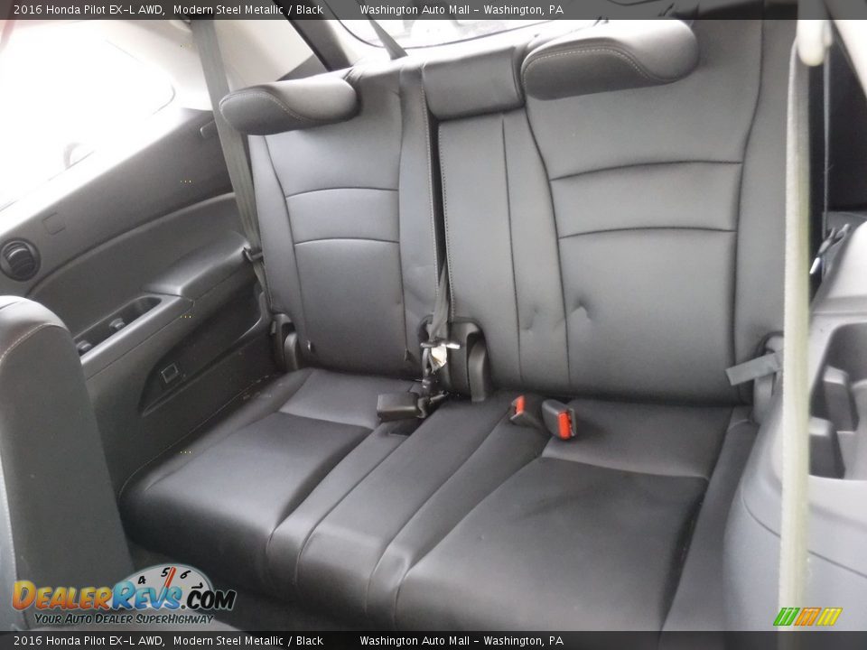 2016 Honda Pilot EX-L AWD Modern Steel Metallic / Black Photo #25