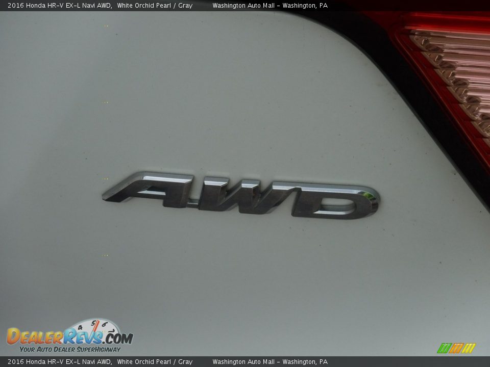 2016 Honda HR-V EX-L Navi AWD White Orchid Pearl / Gray Photo #10