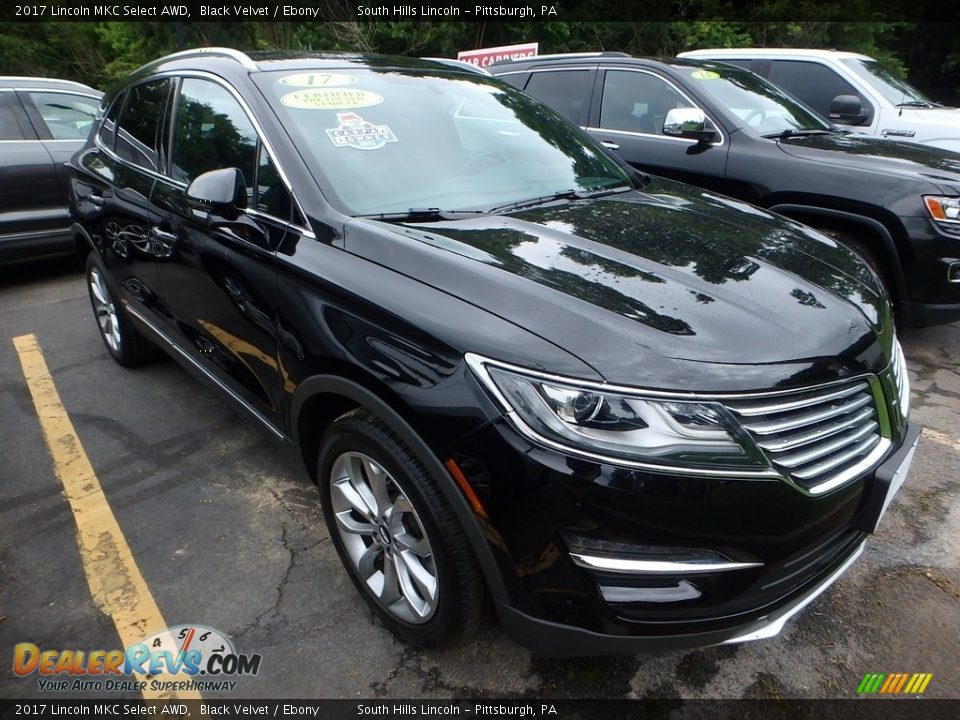2017 Lincoln MKC Select AWD Black Velvet / Ebony Photo #5